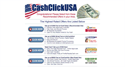 Desktop Screenshot of cashclickusa.com