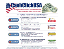 Tablet Screenshot of cashclickusa.com